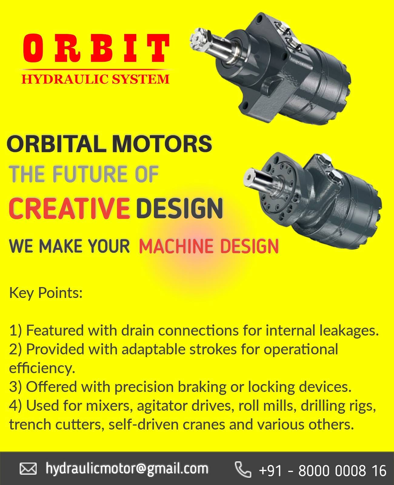 White Motor Impro Hydraulic Motor in India White Motor Impro Hydraulic Motor in India